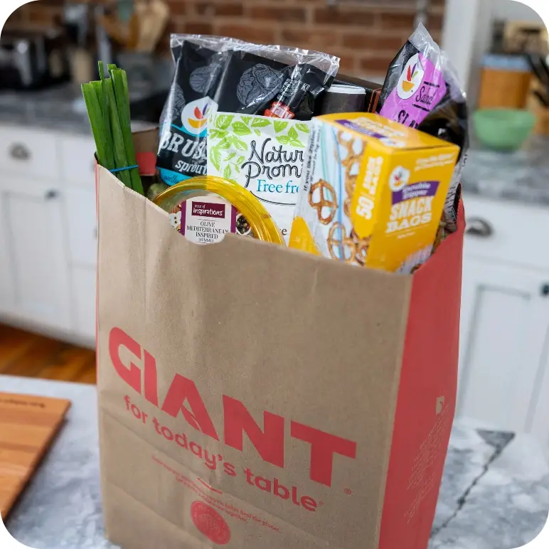 GIANT grocery bag